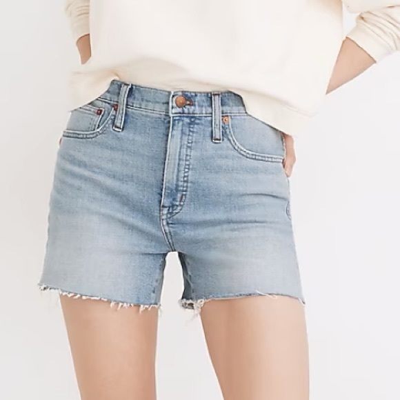 Madewell Pants - Madewell High Rise Denim Shorts - Size 28 - Watt Wash